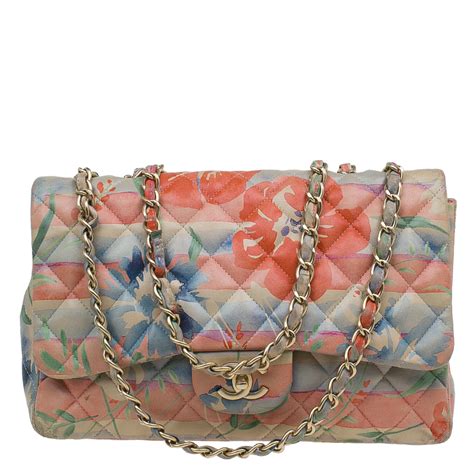 chanel vintage floral print single flap bag|The Best Vintage Chanel Bags to Collect Now .